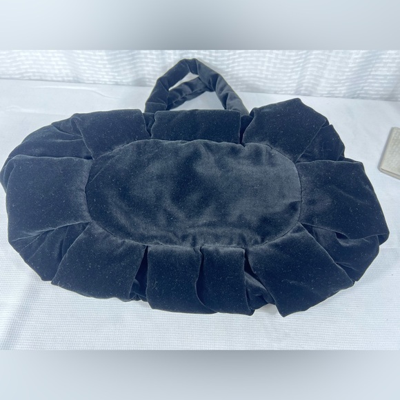 See by Chloé Black Velvet Tote Bag with Butterfly Charm & Dust Bag - Picture 5 of 12